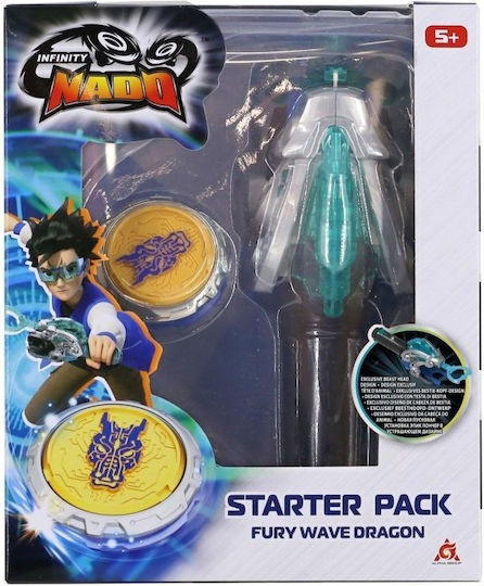 Auldey Toys Kreisel Series Vi Starter Pack Fury Wave Dragon