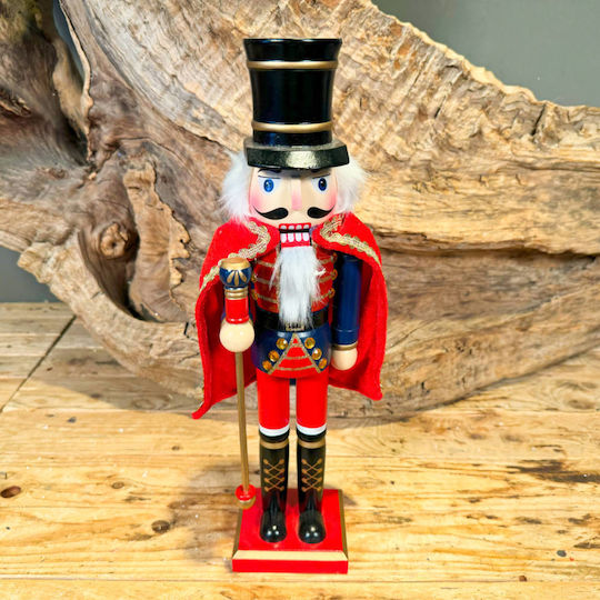 Decorativ Nutcracker de Crăciun Lemn Albastru