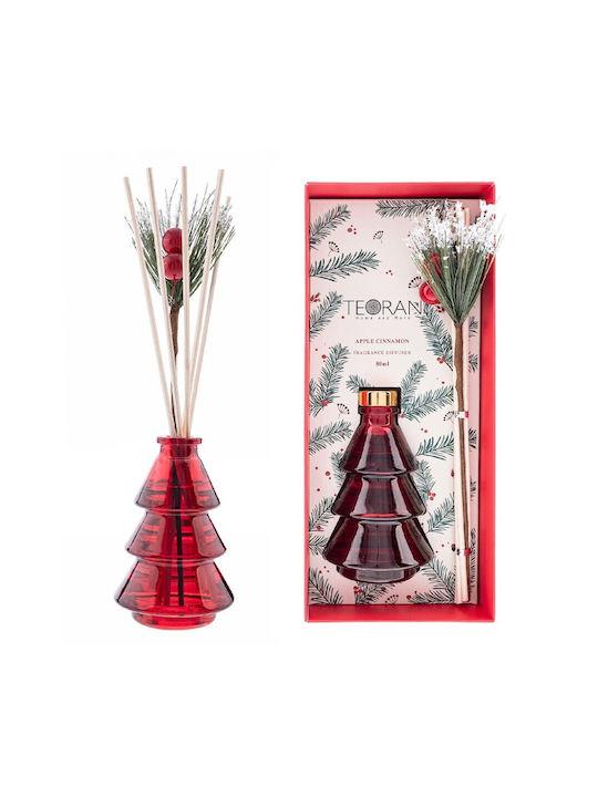 Teoran Christmas Diffuser with Fragrance Cinnamon aromatika-xorou-christmas-apple-cinnamon-80-ml 80ml