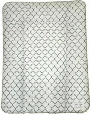 Lorelli Weiche Wickelauflage Dots aus Stoff Grey Rhombs