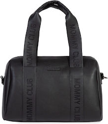 Childhome Wickeltasche-Wickeltasche Schulter/Hand Mommy Schwarz 38x21x27cm.
