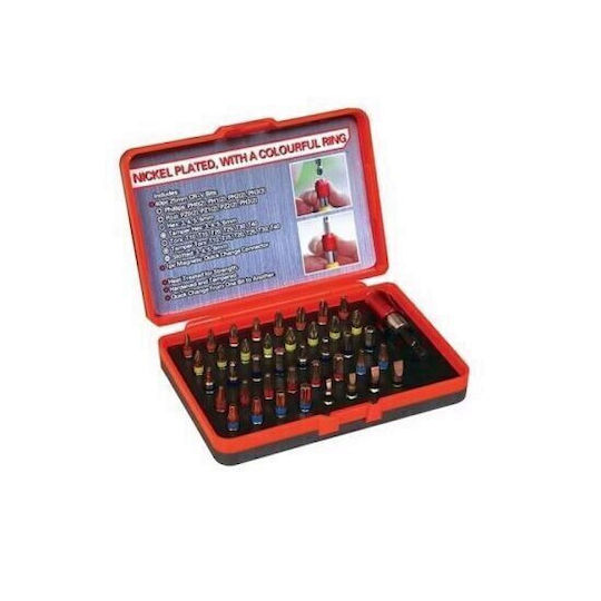 Professionelles Set 41 Bits Strend Pro Eve-12113 25 mm Bit S2