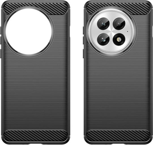 Techsuit Carbon Back Cover Σιλικόνης Μαύρο (OnePlus 13)