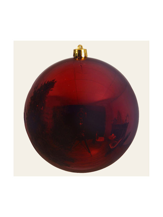 Hanging Ball Ornament Ornament Burgundy 25cm