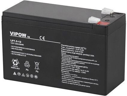 12v Lead Gel Battery 7.5ah Maintenance-free 151x65x94 Mm