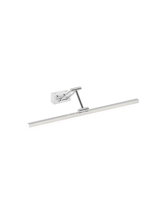 Eurolamp Lano Φωτιστικό Μπάνιου/Πίνακα Ασημί 60x4εκ.