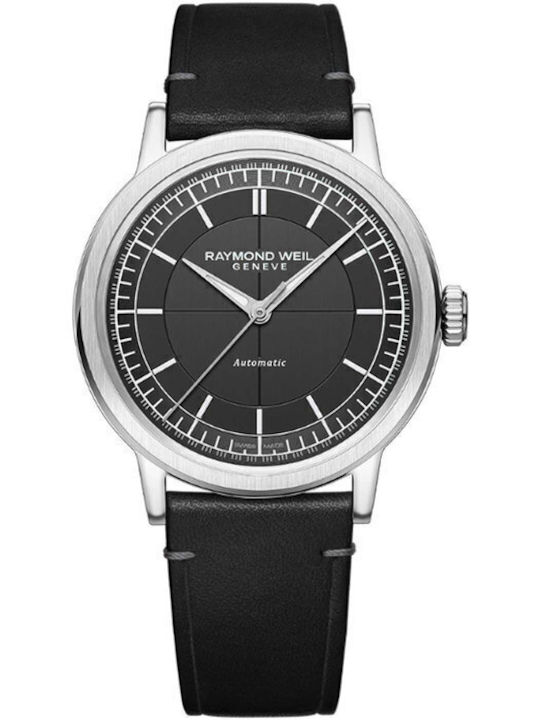 Raymond Weil Ανδρικό Ρολόι Αυτόματο με Μαύρο Δε...