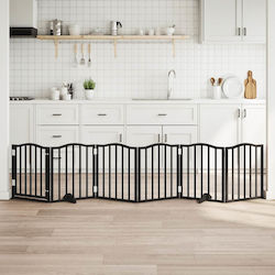 vidaXL Wooden Dog Divider with 6 Panels 300x60x...