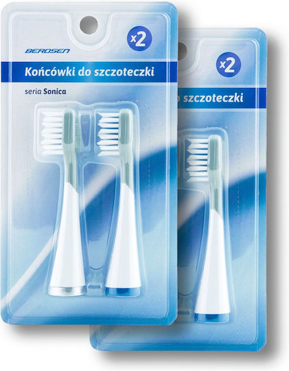 Berdsen Sonic Zahnbürsten Ersatzköpfe 4 Stück