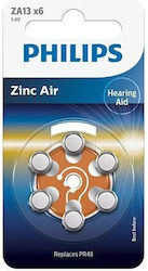 Philips LCH-PH-ZA13B6A/00 Батерии За Слухови Апарати 13 1.4V Philips LCH-PH-ZA13B6A/00 Батерии За Слухови Апарати 13 1.4V
