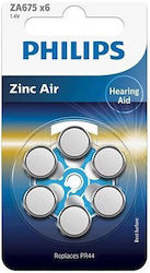 Philips LCH-PH-ZA675B6A/0 Baterii Pentru Aparate Auditive 675 1.4V