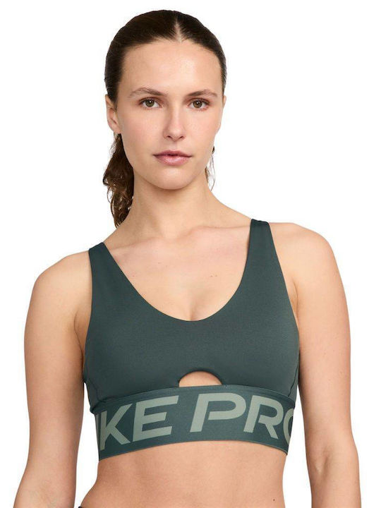 Nike Dri-Fit Indy Women's Sports Bra Vintage Green