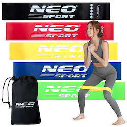 NEO Sport Цикъл Гуми За Фитнес Подредба 5 Бр 60м