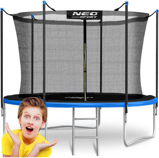NEO Sport Kinder Trampolin Mit Durchmesser 103cm Und Netz Und Leiter