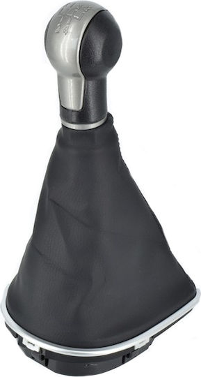 Idealstore Gear Shift Lever Compatible Seat Altea Leon 5 Speeds Black