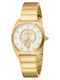 Just Cavalli Animalier Women's Watch with Gold Metal Bracelet