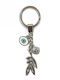 Kostibas Fashion Keychain Metallic Silver