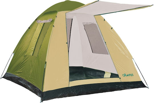 Campus Malibu Καλοκαιρινή Σκηνή Camping Igloo Πράσινη για 5 Άτομα 250x220x175εκ.