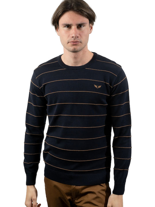Μπλούζα Navy/Camel