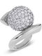 Edblad Ring with Zircon made of Steel