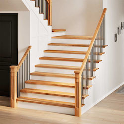 Vidaxl Stair Mats 2 Pcs Light Brown 110x30x2 Cm...