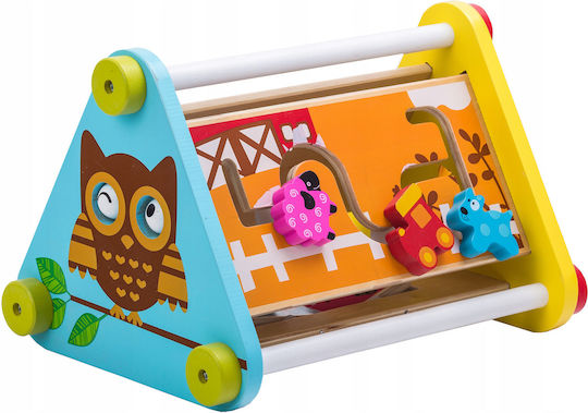 Activity Cube made of Wood for 18++ Months