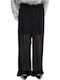 Damen Stoff Hose Black