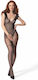 Passion Sexy Bodystocking Mesh with Open Crotch Black BS103