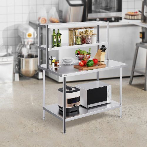 Vevor Ραφιέρα Κουζίνας Γκρι 30.48x121.92cm