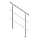 Balustradă din oțel inoxidabil 2-3 trepte Vivatechnix 1000 X 104 X 1060 mm unghi reglabil 0° 45° accesorii de montare 2 X traverse