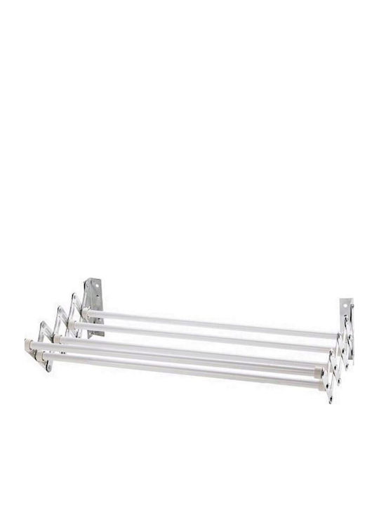 Strend Pro Uscătoare Rufe Pliere De Perete Metalică Cu Lungimea Suportului De Uscare A Hainelor 4m