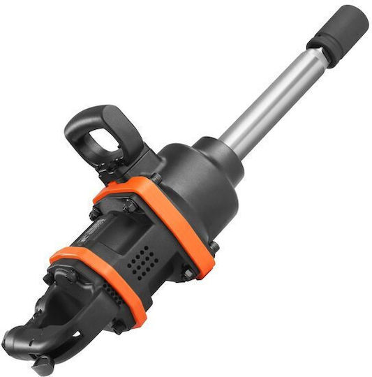 Pneumatic Impact Wrench 1 Inch Maximum Torque 3931 Nm 14 Bar Aluminum 5000 Rpm Long Shaft