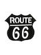 Decorațiune de Perete Route 66 Dimensiune 68x60 Cm Negru