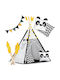 Nukido Kids Indian Teepee Play Tent Black