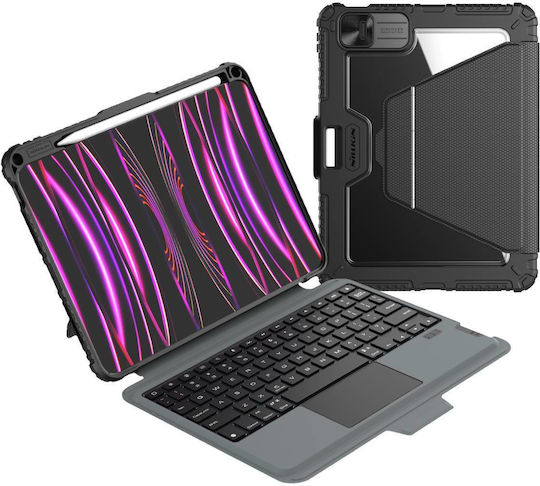 Nillkin Bumper Flip Cover Ανθεκτική με Πληκτρολόγιο Μαύρη (iPad Pro 2024 11")