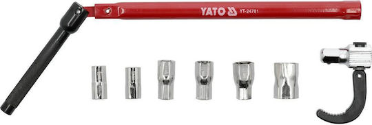 Yato 8-in-1 Adjustable Wrench Installing Fittings