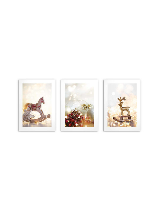Weihnachtsposter Weihnachtsdekorationen Wohnzimmer 3x50x70