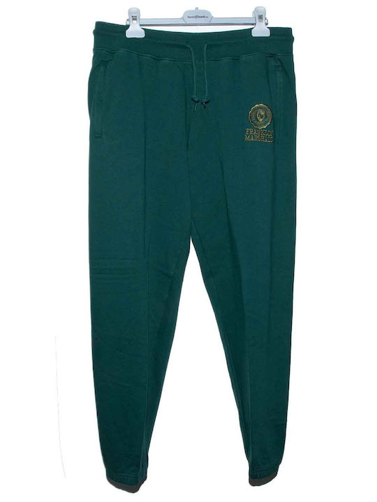 Franklin Marshall Sweatpants with Elastic Green