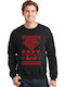 Christmas Ugly Sweater Superman Pop Culture Black