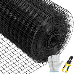 Vevor Plasă De Protecție Balcoane Neagră 1.22x15.24m