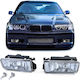 Kitt 243911 Προβολείς Ομίχλης Bmw 3 E36 1990-1998 Χρωμίου 2 Τεμάχια
