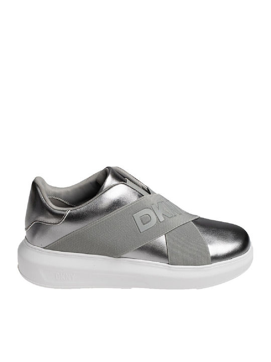 DKNY Jaye Adidași Anatomici Pentru Femei Argintii