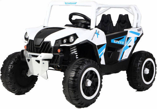 Buggy Διθέσιο με Τηλεκοντρόλ 12 Volt Λευκό