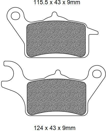 Bremsbelagsatz Fa708 Organisch Tobaki Malaysia 120486