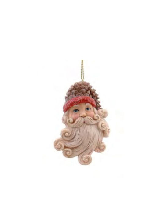 Hanging Santa Claus Ornament Red 10cm