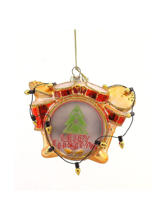Hanging Ornament Glass Gold
