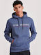 Sweatshirt with Hood Blue