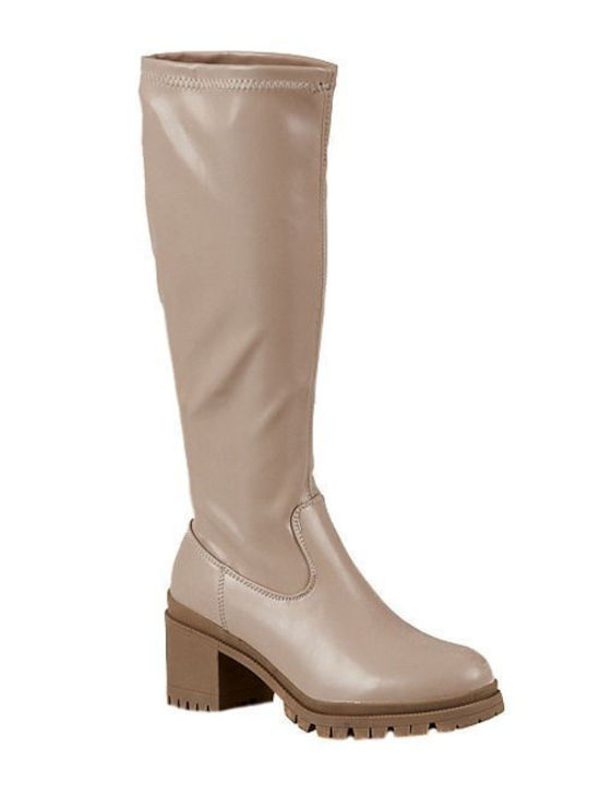 Elenross Damenstiefel Beige