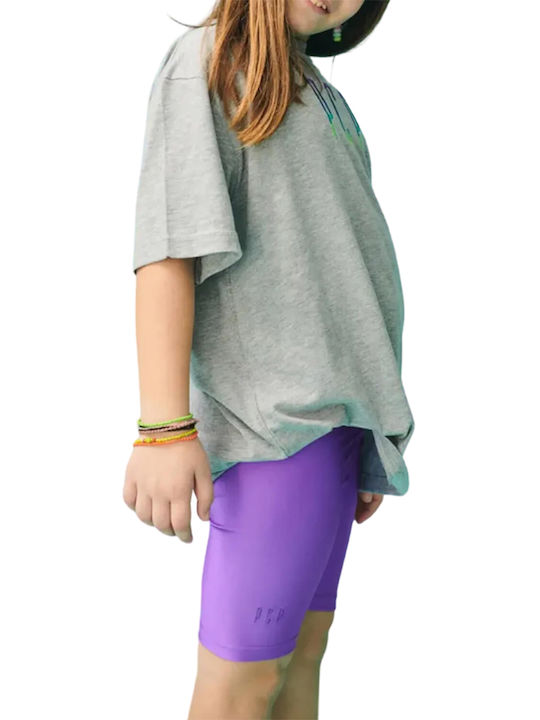 PCP Kids Short Cycling Legging Purple