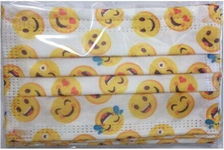 Poli Schutzmaske Chirurgische Emoji 5Stück